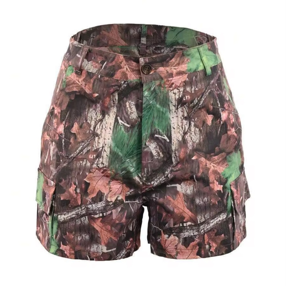 Women's Camouflage Cargo Shorts